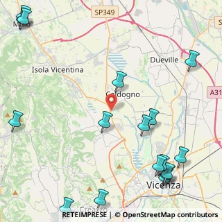 Mappa Stradella Nh Donà, 36030 Costabissara VI, Italia (6.45059)