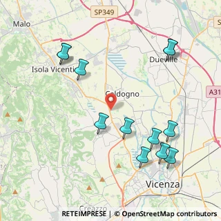 Mappa Stradella Nh Donà, 36030 Motta VI, Italia (4.70917)