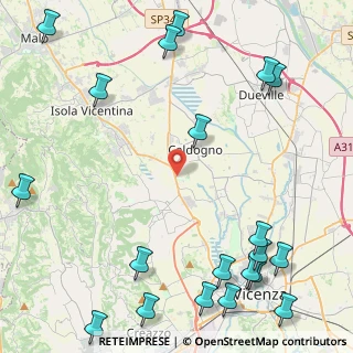Mappa Stradella Nh Donà, 36030 Costabissara VI, Italia (6.4855)