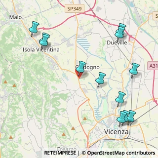 Mappa Stradella Nh Donà, 36030 Costabissara VI, Italia (5.28667)
