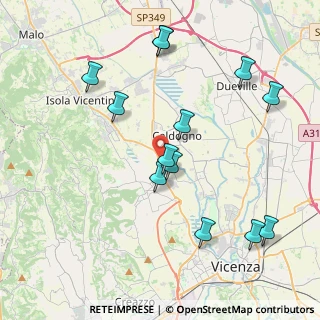 Mappa Stradella Nh Donà, 36030 Costabissara VI, Italia (4.30077)