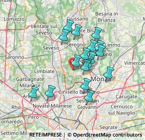 Mappa Via Valsesia, 20834 Nova Milanese MB, Italia (5.65059)