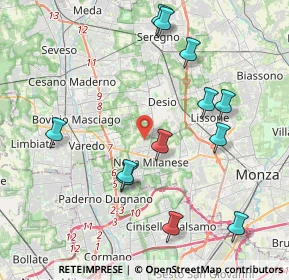 Mappa Via Valsesia, 20834 Nova Milanese MB, Italia (4.33667)
