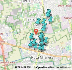 Mappa Via Valsesia, 20834 Nova Milanese MB, Italia (0.742)