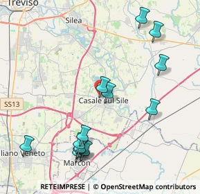 Mappa Piazza All'Arma della Cavalleria, 31032 Casale Sul Sile TV, Italia (4.59286)