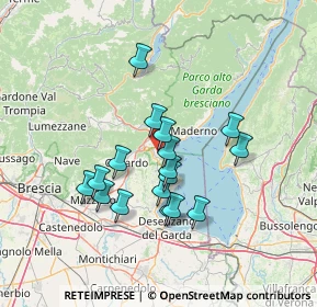 Mappa Via Ferrante Aporti, 25087 Salò BS, Italia (11.66706)