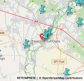 Mappa Viale IV Novembre, 25036 Palazzolo sull'Oglio BS, Italia (7.00278)