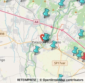Mappa Viale IV Novembre, 25036 Palazzolo sull'Oglio BS, Italia (6.151)