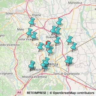 Mappa Via Levico, 36030 Cresole VI, Italia (6.89053)