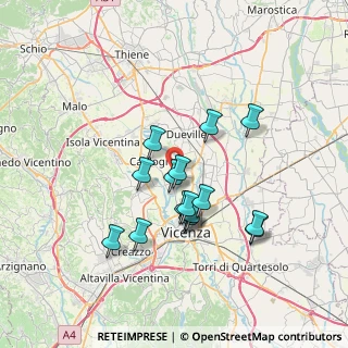 Mappa Via Levico, 36030 Cresole VI, Italia (5.98688)