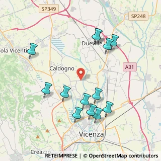 Mappa Via Levico, 36030 Cresole VI, Italia (4.16077)