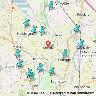 Mappa Via Levico, 36030 Cresole VI, Italia (2.61692)