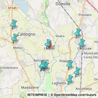 Mappa Via Levico, 36030 Cresole VI, Italia (2.52727)