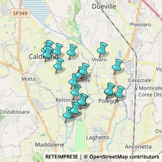 Mappa Via Levico, 36030 Cresole VI, Italia (1.578)
