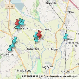 Mappa Via Levico, 36030 Cresole VI, Italia (2.21636)