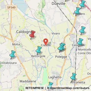 Mappa Via Levico, 36030 Cresole VI, Italia (3.12583)