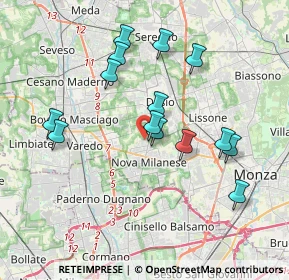 Mappa Via Valgrande, 20834 Nova Milanese MB, Italia (3.52571)