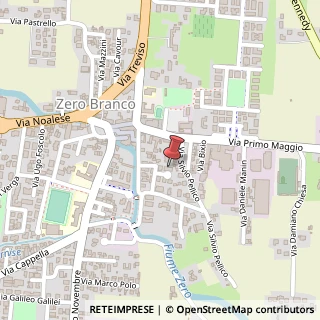 Mappa Via Fratelli Bandiera, 7, 31059 Zero Branco, Treviso (Veneto)