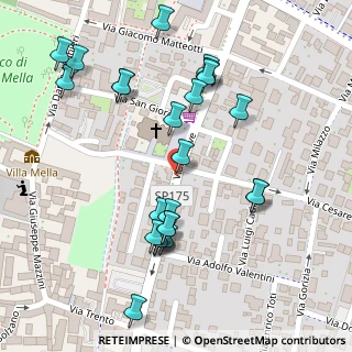 Mappa Via Piave, 20812 Limbiate MB, Italia (0.116)