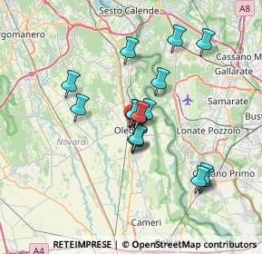 Mappa V.le Paganini, 28047 Oleggio NO, Italia (5.51235)