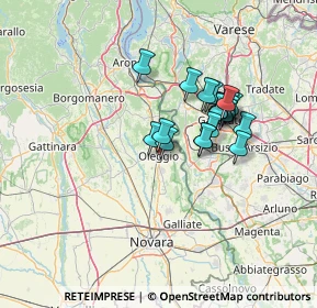 Mappa V.le Paganini, 28047 Oleggio NO, Italia (10.613)