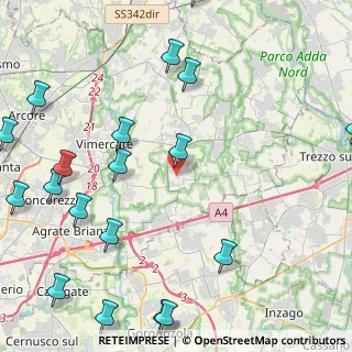 Mappa Via Paolo Borsellino, 20876 Ornago MB, Italia (6.3405)
