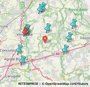 Mappa Via Paolo Borsellino, 20876 Ornago MB, Italia (4.28636)