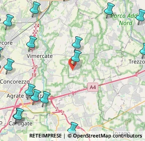Mappa Via Paolo Borsellino, 20876 Ornago MB, Italia (6.705)