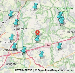 Mappa Via Paolo Borsellino, 20876 Ornago MB, Italia (5.1)