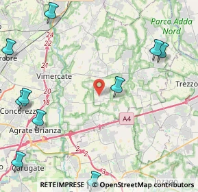 Mappa Via Paolo Borsellino, 20876 Ornago MB, Italia (6.78462)