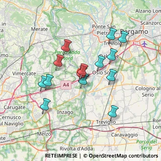 Mappa Via Piave, 20056 Trezzo sull'Adda MI, Italia (6.45786)