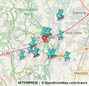 Mappa Via Piave, 20056 Trezzo sull'Adda MI, Italia (3.16733)