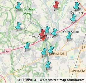 Mappa Via Don Carlo Gnocchi, 20056 Trezzo sull'Adda MI, Italia (4.46786)