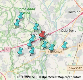 Mappa Via Don Carlo Gnocchi, 20056 Trezzo sull'Adda MI, Italia (3.035)