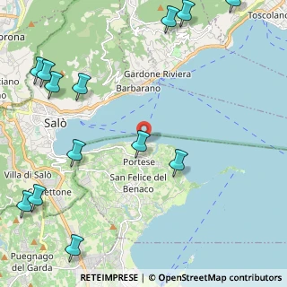 Mappa Piazzale dei Marinai d'Italia, 25010 San Felice del Benaco BS, Italia (3.13231)