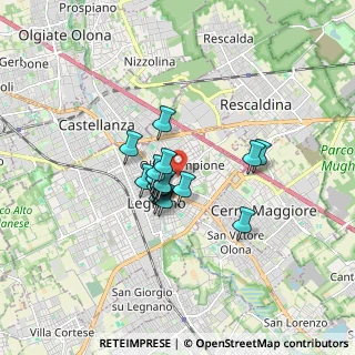 Mappa Progetto Assistenza, 20025 Legnano MI, Italia (1.03833)