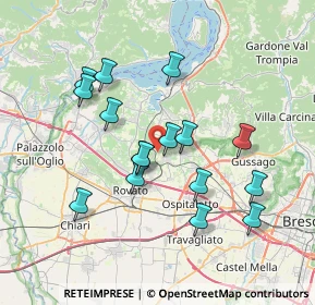 Mappa Via Valle, 25046 Cazzago San Martino BS, Italia (6.7875)