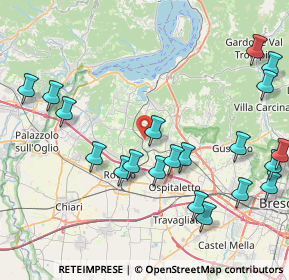 Mappa Via Valle, 25046 Cazzago San Martino BS, Italia (9.7695)