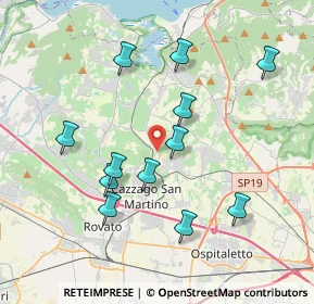 Mappa Via Valle, 25046 Cazzago San Martino BS, Italia (3.6975)