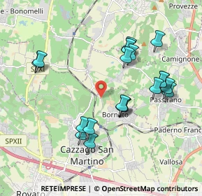 Mappa Via Valle, 25046 Cazzago San Martino BS, Italia (1.9105)