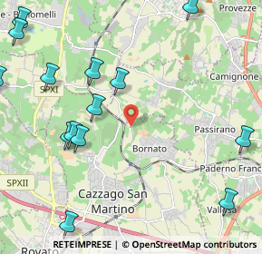 Mappa Via Valle, 25046 Cazzago San Martino BS, Italia (2.98267)