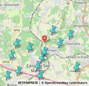 Mappa Via Valle, 25046 Cazzago San Martino BS, Italia (2.52231)