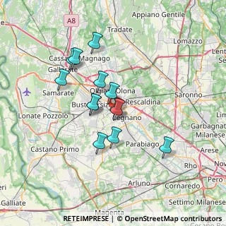 Mappa Via Filippo Beltrami, 20025 Legnano MI, Italia (5.66077)