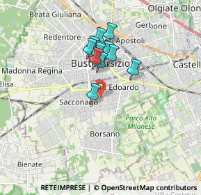 Mappa Via Pilo Rosolino, 21052 Busto Arsizio VA, Italia (1.33167)