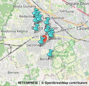 Mappa Via Pilo Rosolino, 21052 Busto Arsizio VA, Italia (1.30818)