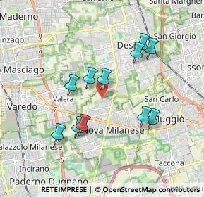 Mappa Via Torino, 20834 Nova Milanese MB, Italia (1.68455)