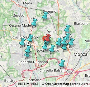 Mappa Via Torino, 20834 Nova Milanese MB, Italia (3.02556)