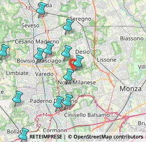 Mappa Via Torino, 20834 Nova Milanese MB, Italia (5.16929)