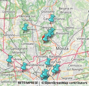 Mappa Via Torino, 20834 Nova Milanese MB, Italia (9.16154)