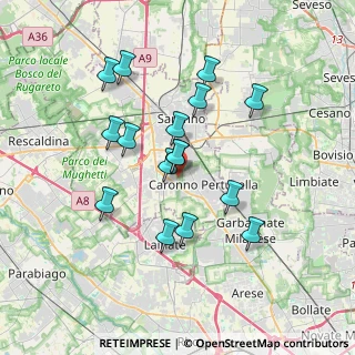 Mappa Via Asiago, 21042 Caronno Pertusella VA, Italia (3.19875)